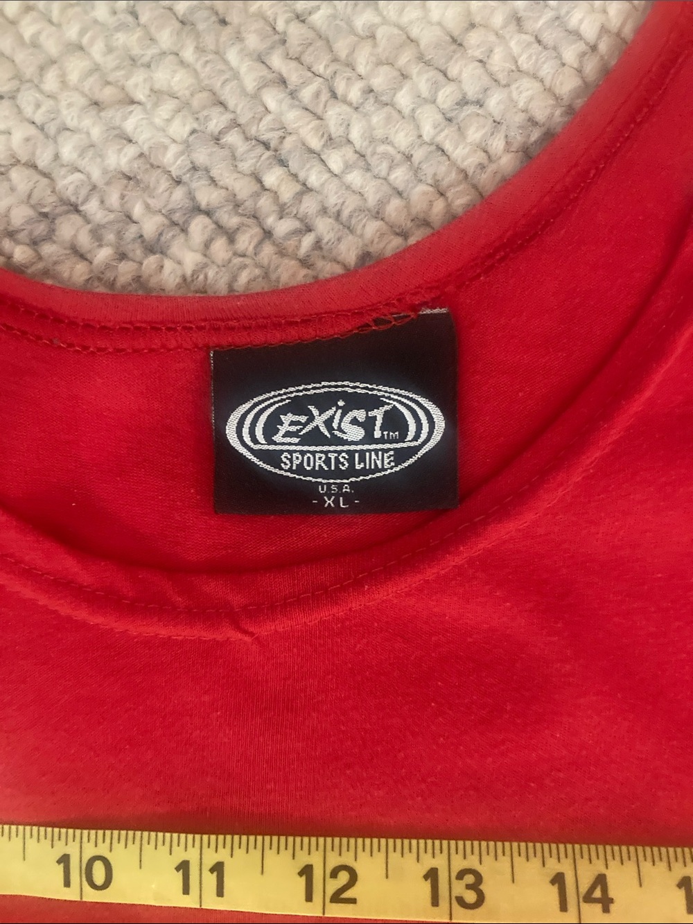 Exist Red Sleeveless Maxi Dress with White Fish Motif Size XL - Picture 3 of 7